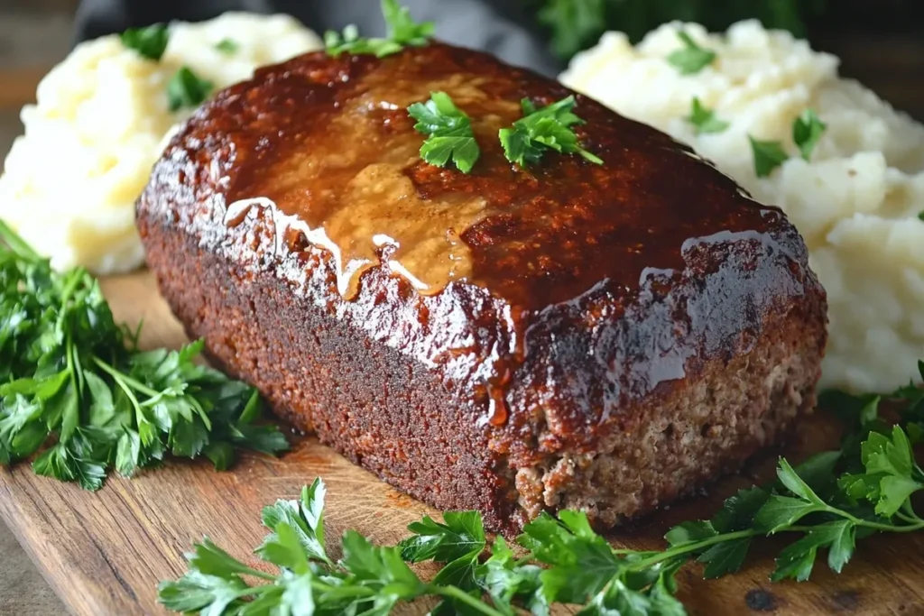 Classic meatloaf recipe with Lipton Onion Soup Mix baked to perfection.