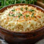 Does cheese go well with rice in a gourmet dish