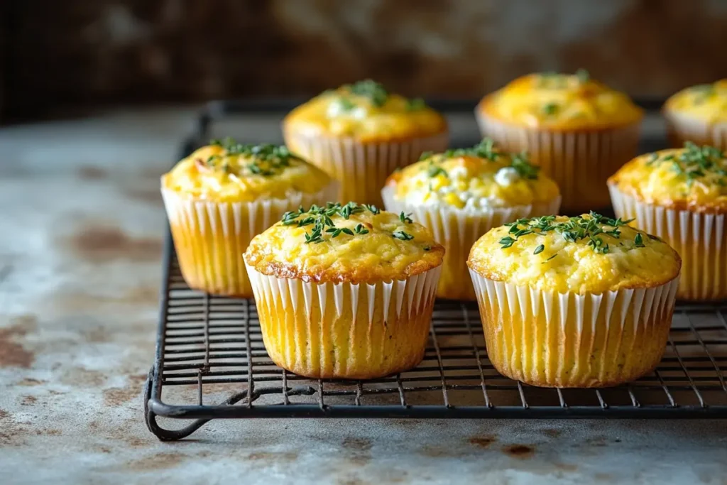 Cottage cheese and egg breakfast muffin