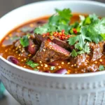 Best steak for chili in a bowl