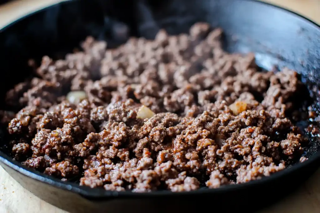 Ground Beef for Chili Cooking