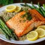 What mixes well with salmon with side dishes and herbs