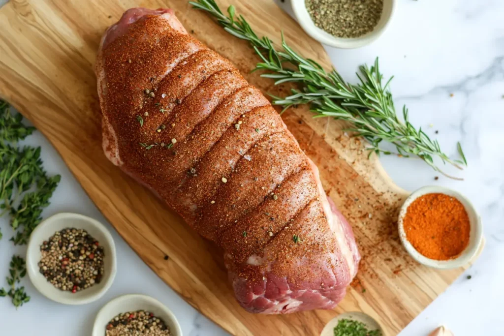 Tenderized beef arm roast ready for grilling.