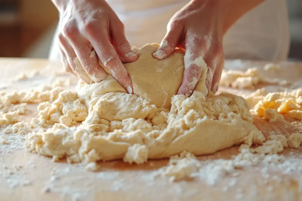 Soft bun dough preparation process