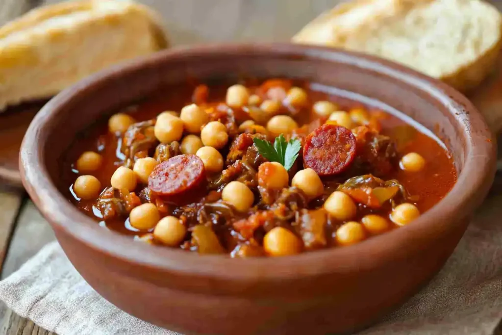 Callos, a Spanish tripe stew similar to Menudo.