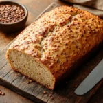 Lentil bread recipe - A freshly baked gluten-free loaf